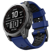 ISABAKE Compatible with Fenix 6 Band 22MM Easy-fit Soft Silicone Watch Bands Replacement for Fenix 7/Fenix 6 Pro/Fenix 5/Fenix 5 Plus/Approach S60/S62/Quatix 6 Smartwatches