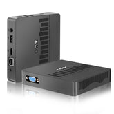 UXX Mini PC Unterstützung 512GB M.2 SSD Erweiterung N3350 Micro Desktop Computer 64GB eMMC Gaming PC 4K UHD Dual Display BT 2.4/5G WiFi USB 3.0 HDMI für Büro/Home (Grau)