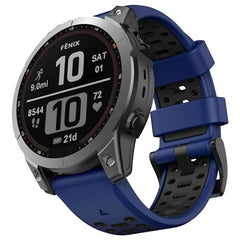 ISABAKE Compatible with Fenix 6 Band 22MM Easy-fit Soft Silicone Watch Bands Replacement for Fenix 7/Fenix 6 Pro/Fenix 5/Fenix 5 Plus/Approach S60/S62/Quatix 6 Smartwatches