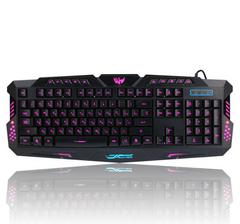 M200 Crackle Design RGB Gaming Keyboard and Mouse Set