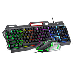 RGB LED Backlit Mechanical Gaming Keyboard and Mouse